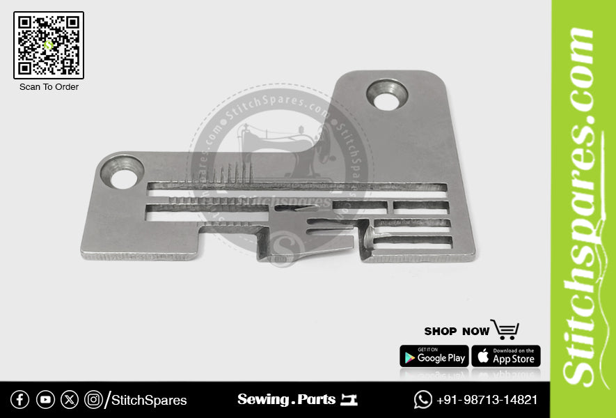 208648 Placa de aguja 6 hilos PEGASUS M700, M732-355 OVERLOCK Pieza de repuesto para máquina de coser