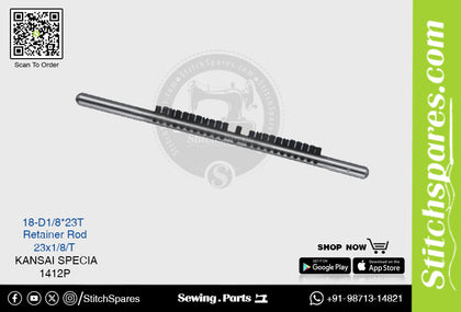 STRONG-H 18-D1-8-23T FINGER ROD KANSAI SPECIAL 1412P (23×1-8-T) SEWING MACHINE SPARE PART
