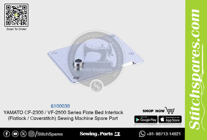 6100039 YAMATO CF-2300  VF-2500 Series Flat Bed Interlock (Flatlock  Coverstitch ) Sewing Machine Spare Part
