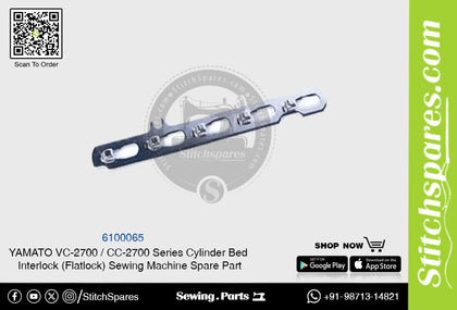 6100065 YAMATO CC-2700  VC-2700 Series Cylinder Bed Interlock (Flatlock) Sewing Machine Spare Part