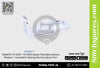 6100071 YAMATO CF-2300  VF-2500 Series Flat Bed Interlock (Flatlock  Coverstitch ) Sewing Machine Spare Part