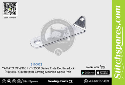 6100072 YAMATO CF-2300  VF-2500 Series Flat Bed Interlock (Flatlock  Coverstitch ) Sewing Machine Spare Part