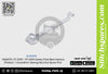 6100076 YAMATO CF-2300  VF-2500 Series Flat Bed Interlock (Flatlock  Coverstitch ) Sewing Machine Spare Part