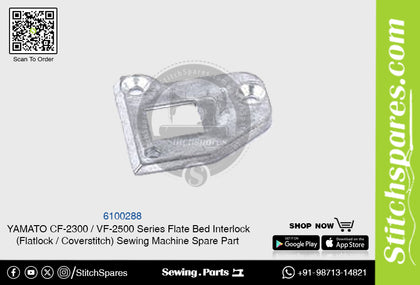 6100288 YAMATO CF-2300  VF-2500 Series Flat Bed Interlock (Flatlock  Coverstitch ) Sewing Machine Spare Part