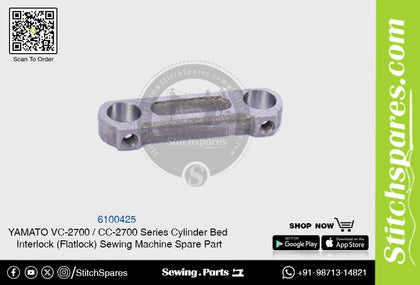 6100425 YAMATO CC-2700  VC-2700 Series Cylinder Bed Interlock (Flatlock) Sewing Machine Spare Part