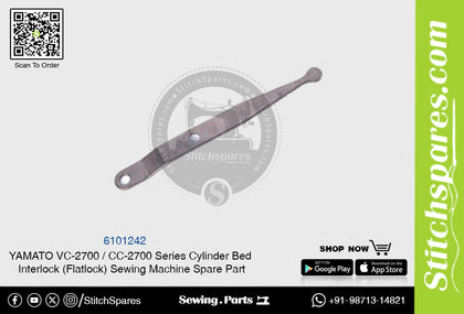 6101242 YAMATO CC-2700  VC-2700 Series Cylinder Bed Interlock (Flatlock) Sewing Machine Spare Part