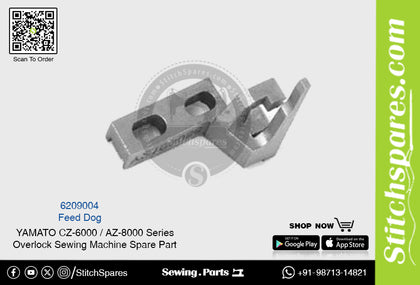 6209004 Feed Dog YAMATO CZ-6000  AZ-8000 Series Overlock Sewing Machine Spare Part