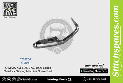 6209206 Guard YAMATO CZ-6000  AZ-8000 Series Overlock Sewing Machine Spare Part