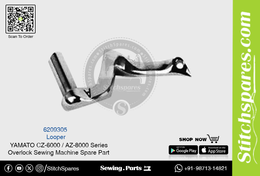6209305 Looper YAMATO CZ-6000 / AZ-8000 Series Overlock Sewing