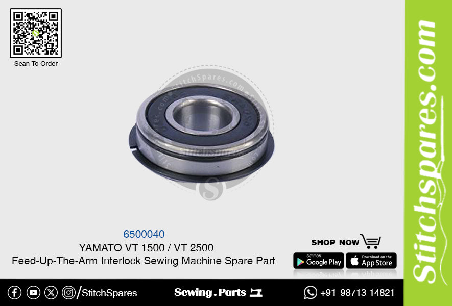 6500040 YAMATO VT-1500 VT-2500 Pieza de repuesto para máquina de coser con interbloqueo de brazo alimentador