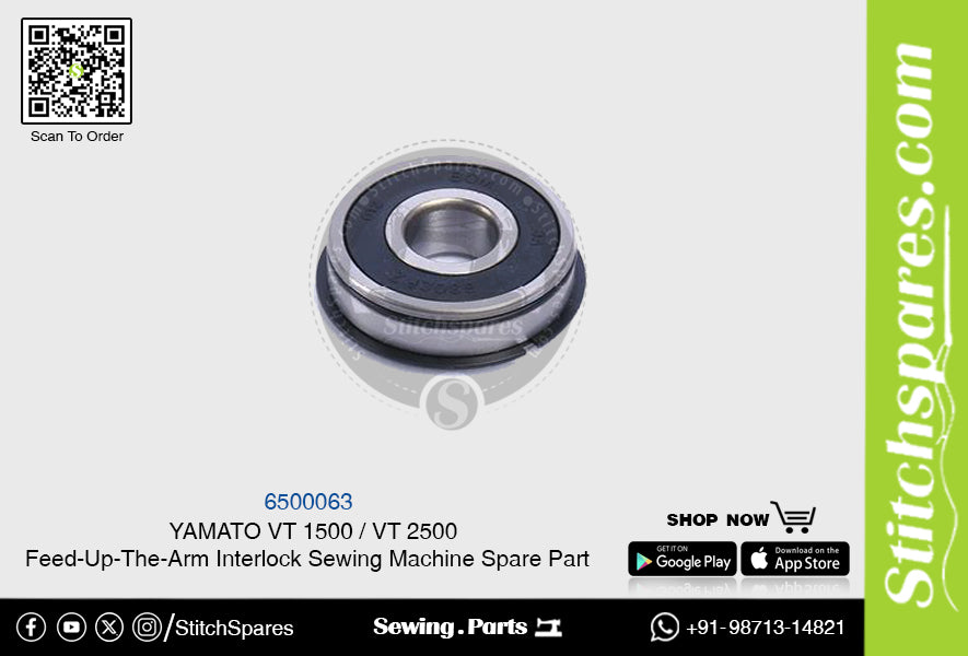 6500063 YAMATO VT-1500 VT-2500 Pieza de repuesto para máquina de coser con interbloqueo de brazo alimentador