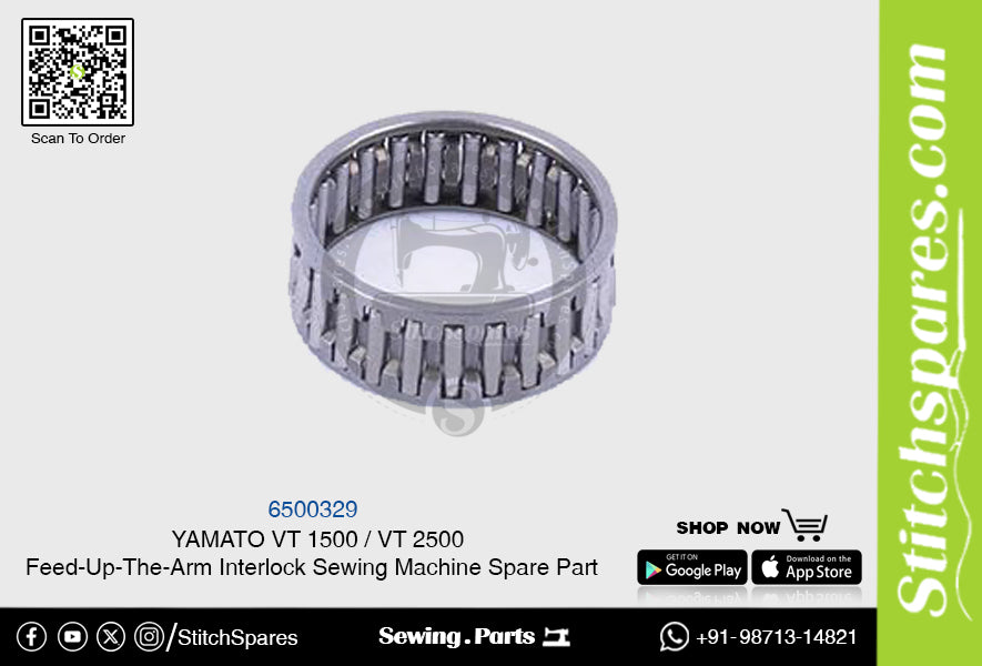 6500329 YAMATO VT-1500 VT-2500 Pieza de repuesto para máquina de coser con interbloqueo de brazo alimentador