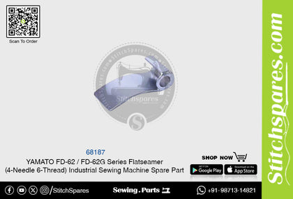 68187 YAMATO FD-62  FD-62G Series Flatseamer ( 4-Needle 6-Thread ) Industrial Sewing Machine Spare Part