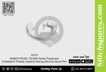 68202 YAMATO FD-62  FD-62G Series Flatseamer ( 4-Needle 6-Thread ) Industrial Sewing Machine Spare Part
