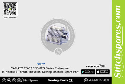 68252 YAMATO FD-62  FD-62G Series Flatseamer ( 4-Needle 6-Thread ) Industrial Sewing Machine Spare Part