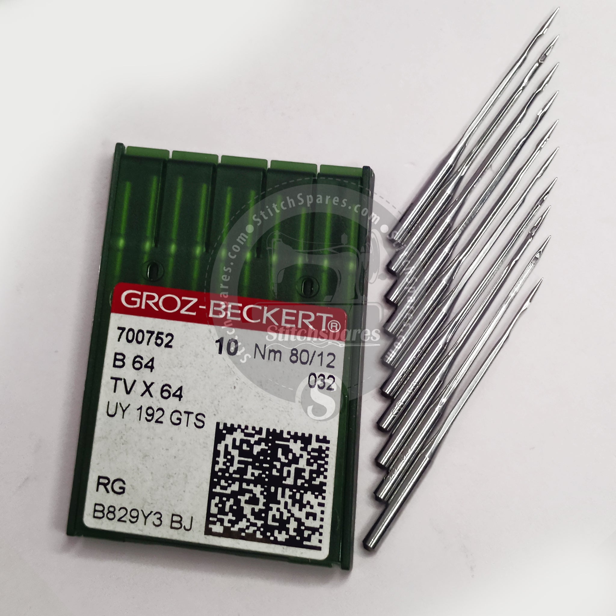 #700752 TVX64 /UY 192 GTS Nm 80/12 Aguja para máquina de coser Groz Beckert