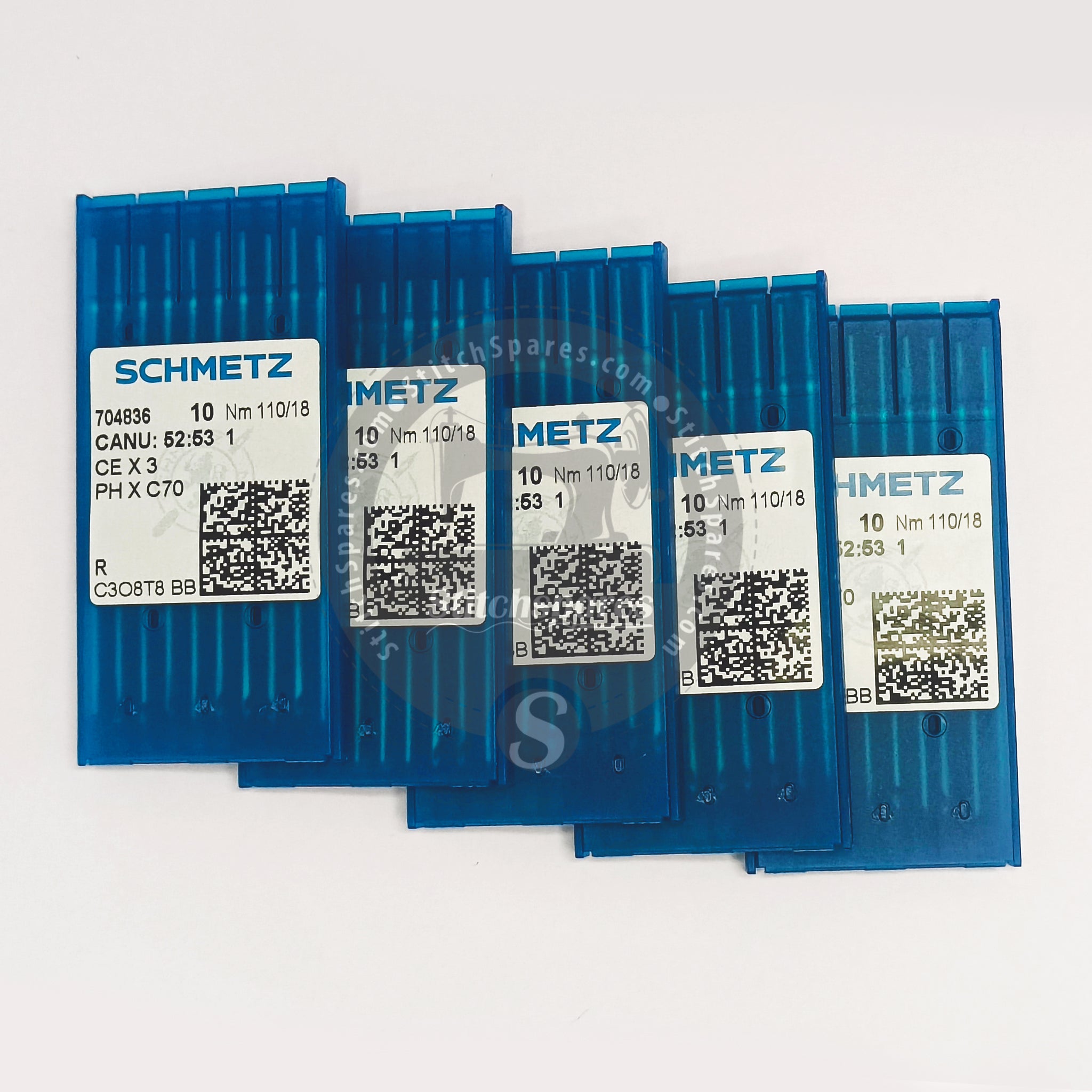 #704836 CEX3 / PHXC70 Nm 110/18 R Schmetz Agujas para máquinas de coser (paquete de 10 agujas)