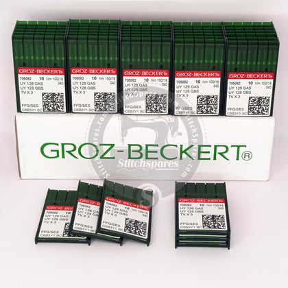 #705082 UYX128 GAS / UYX128 GBS / TVX3 100/16 FFG/SES Groz Beckert Sewing Machine Needle
