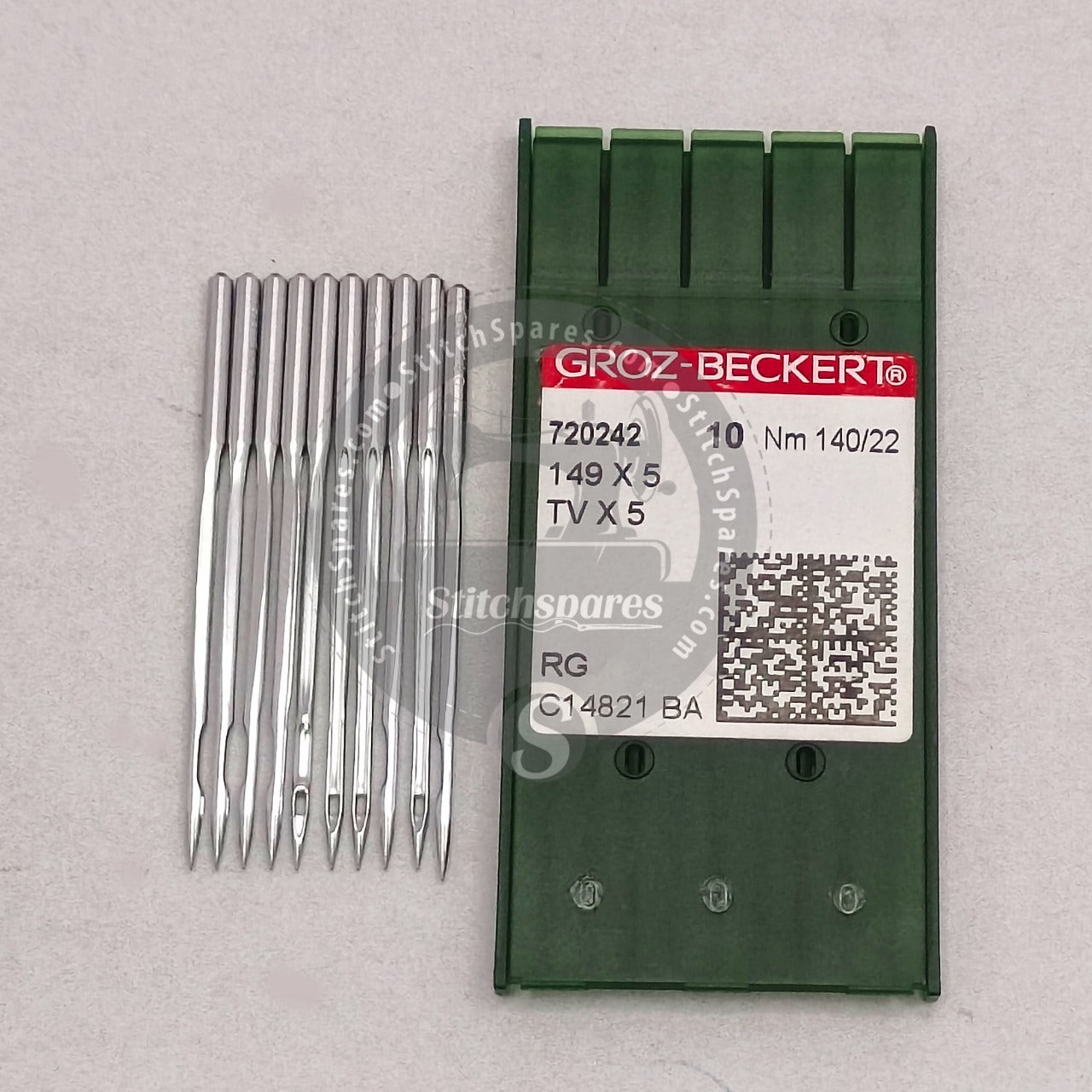 #720242 TVX5 Nm 14022 RG Groz Beckert Aguja para máquina de coser