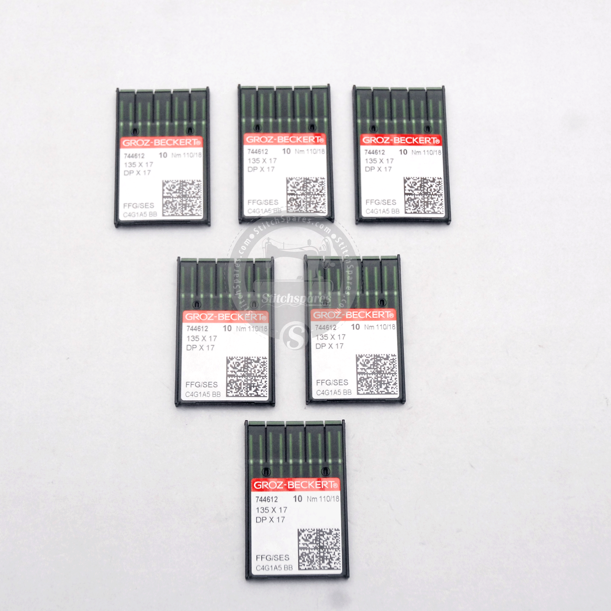 744612 DPX17 Nm 110/18 FFG/SES Groz Beckert Sewing Machine Needle 744612 DPX17 Nm 110/18 FFG/SES Groz Beckert Sewing Machine Needle