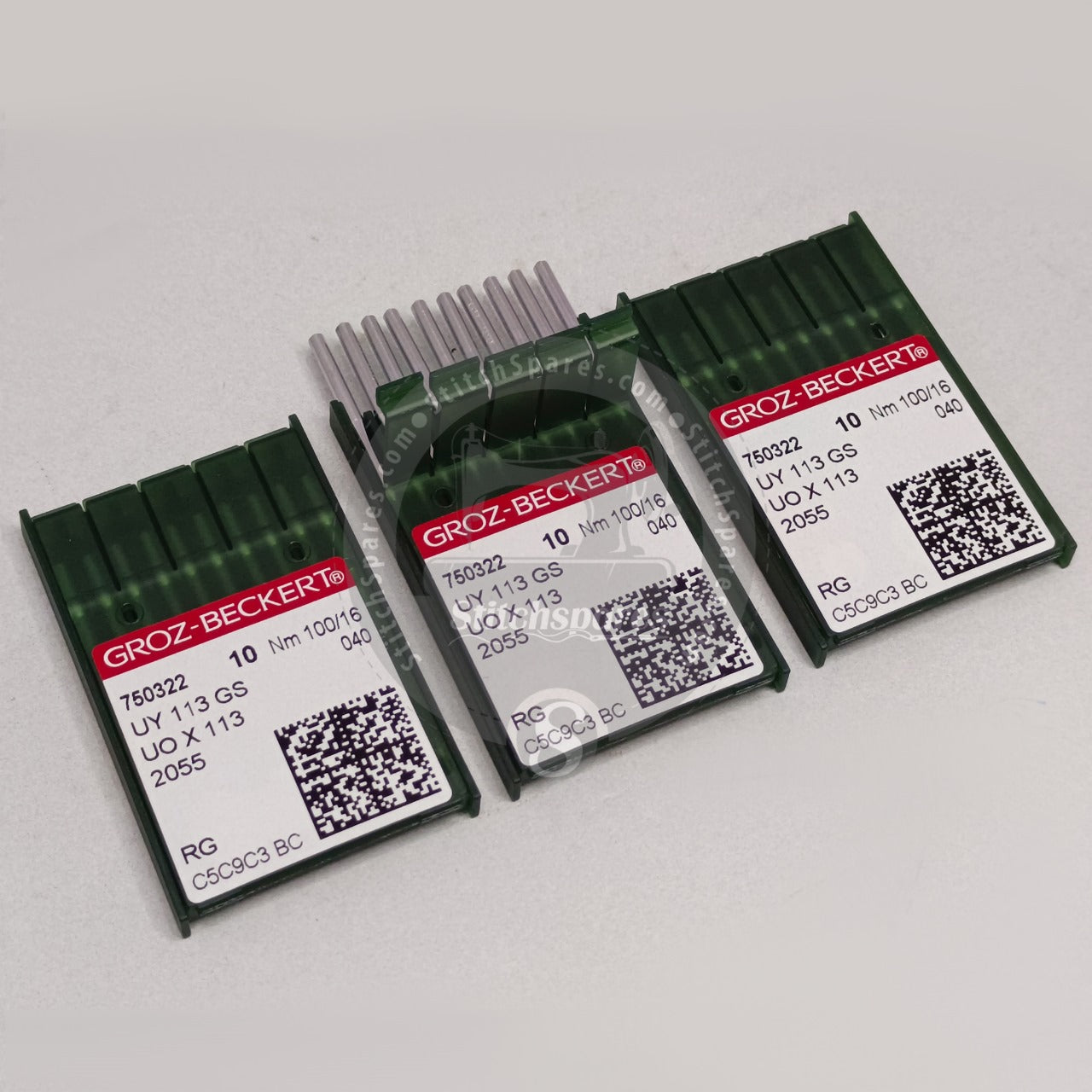 750322 UY 113 GS / UOX113 Nm 100/16 RG Máquina De Coser Con Aguja Groz Beckert