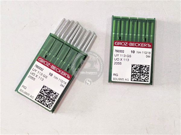 750332 UY 113 GS / UOX113 Nm 110/18 RG Groz Beckert Sewing