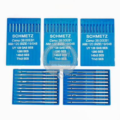 #762664 UY 128 GAS / TVX3 Nm 120/19 FFG/SES Schmetz (PACK OF 100 NEEDLES) Sewing Machine Needles
