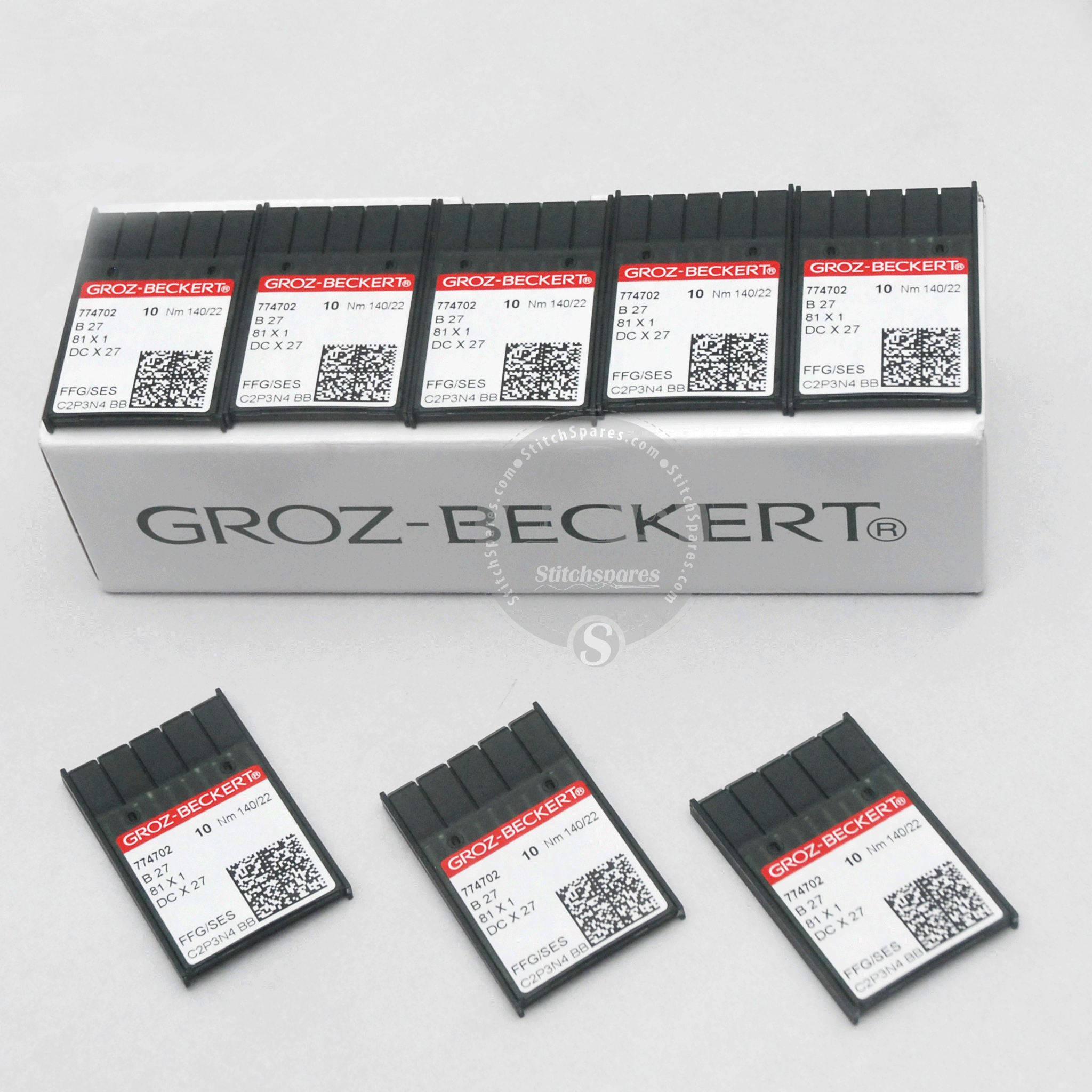 774702 DCX27 Nm 140/22 FFG/SES Groz Beckert Sewing Machine Needle 774702 DCX27 Nm 140/22 FFG/SES Groz Beckert Sewing Machine Needle