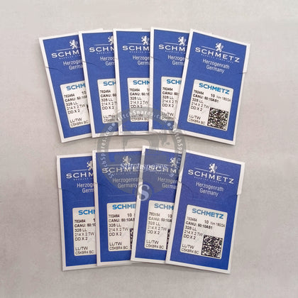 #782464 328 LL / 214X2 TW / DDX2 Nm 180/24 LL/TW (Packing Unit 100Pcs) Schmetz Sewing Machine Needle