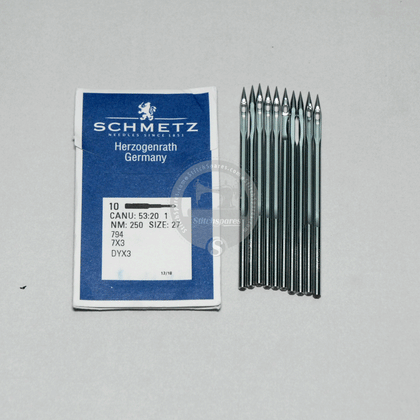 794 DYX3 25027 SCHMETZ Sewing Machine Needle (PACK OF 10)