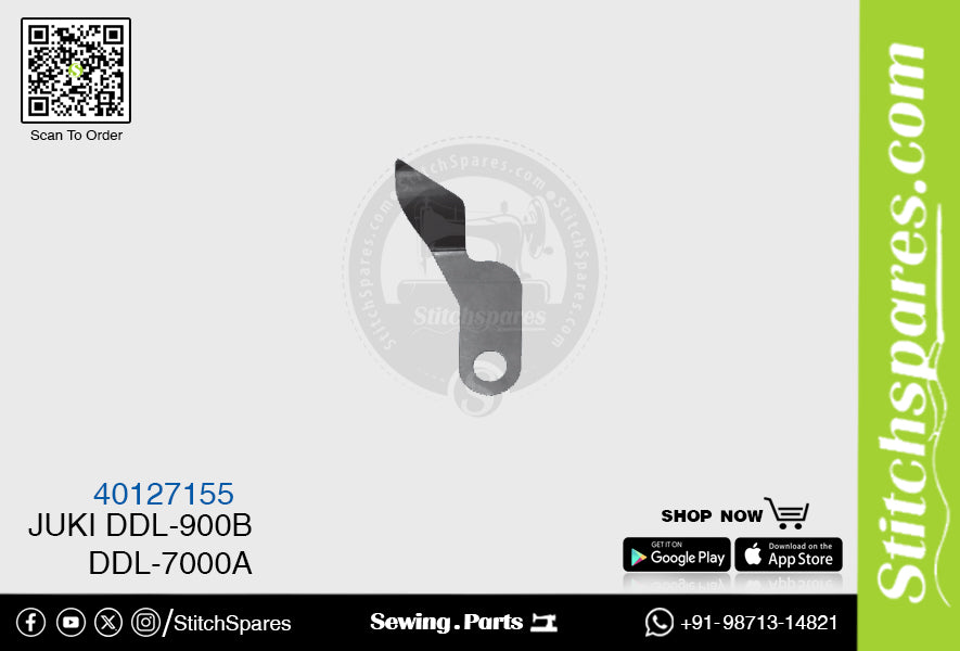 401-27155 / 40127155 चाकू (ब्लेड) JUKI DDL-8100B-7, DDL-900B सिलाई मशीन स्पेयर पार्ट