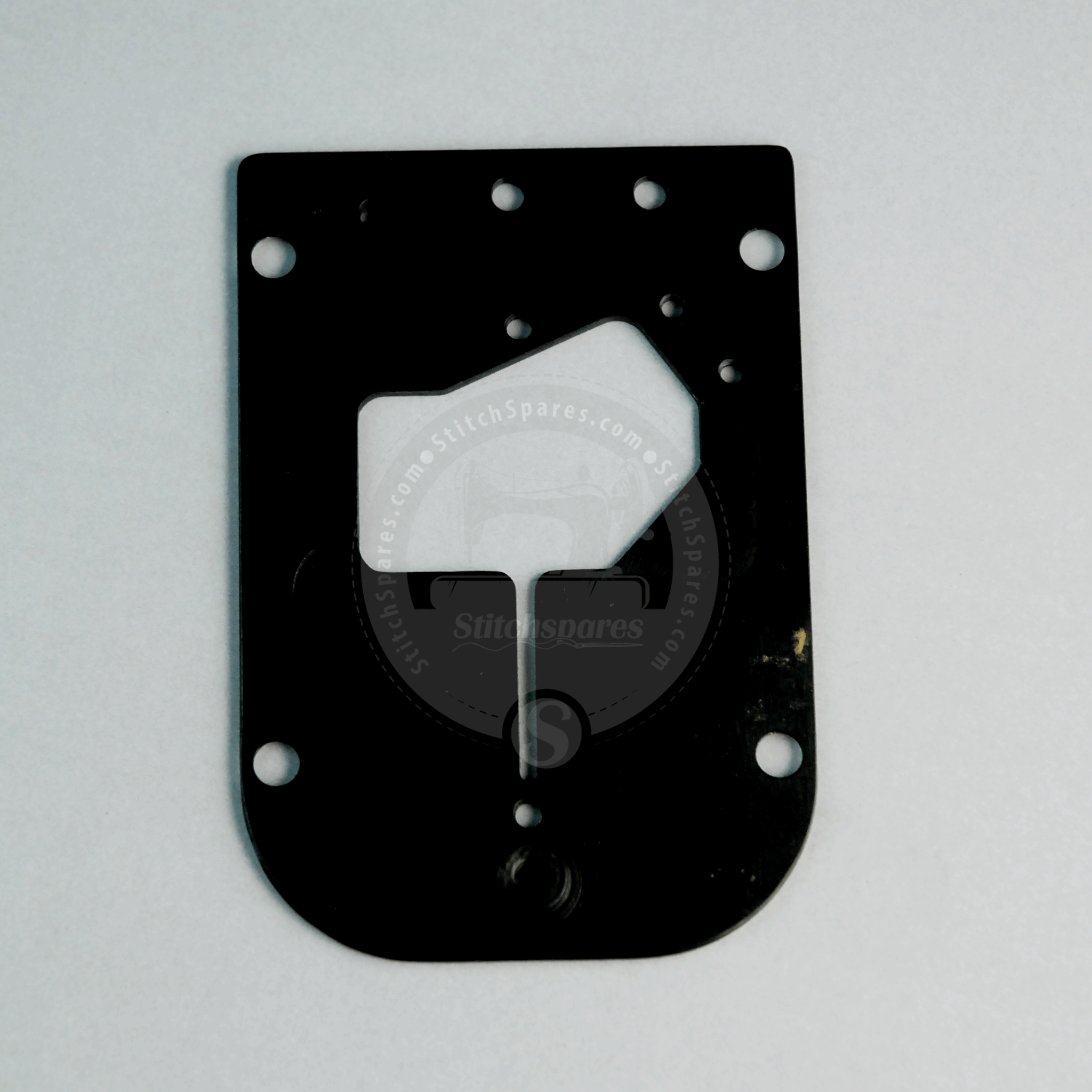 B2401-771-0B0 ASM de base de placa de garganta. JUKI LBH-781 Pieza de repuesto para máquina de coser con orificio de botón