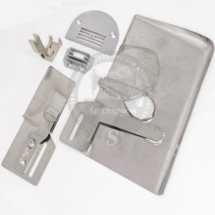 FOLDER F218A + F218B 38 (WITH GAUGE SET = NEEDLE PLATE, PRESSER FOOT AND FEED DOG) Single Needle Sleeve Attachment - Single Needle Operation Sewing Machine Folder  Binder