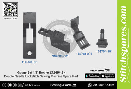 Gauge Set 18 Brother LT2-B842 -1 Double Needle Lockstitch Sewing Machine Spare Part