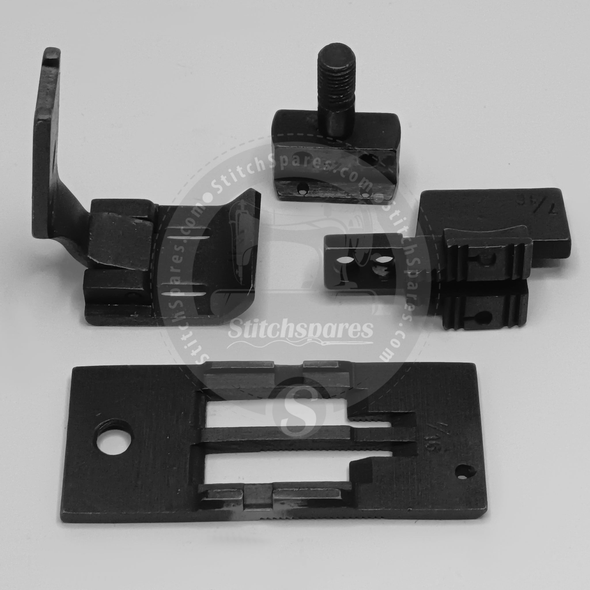 Juego de calibres 7/16 '' Doble aguja JUKI LH-515 Repuesto para máquina de coser de doble aguja