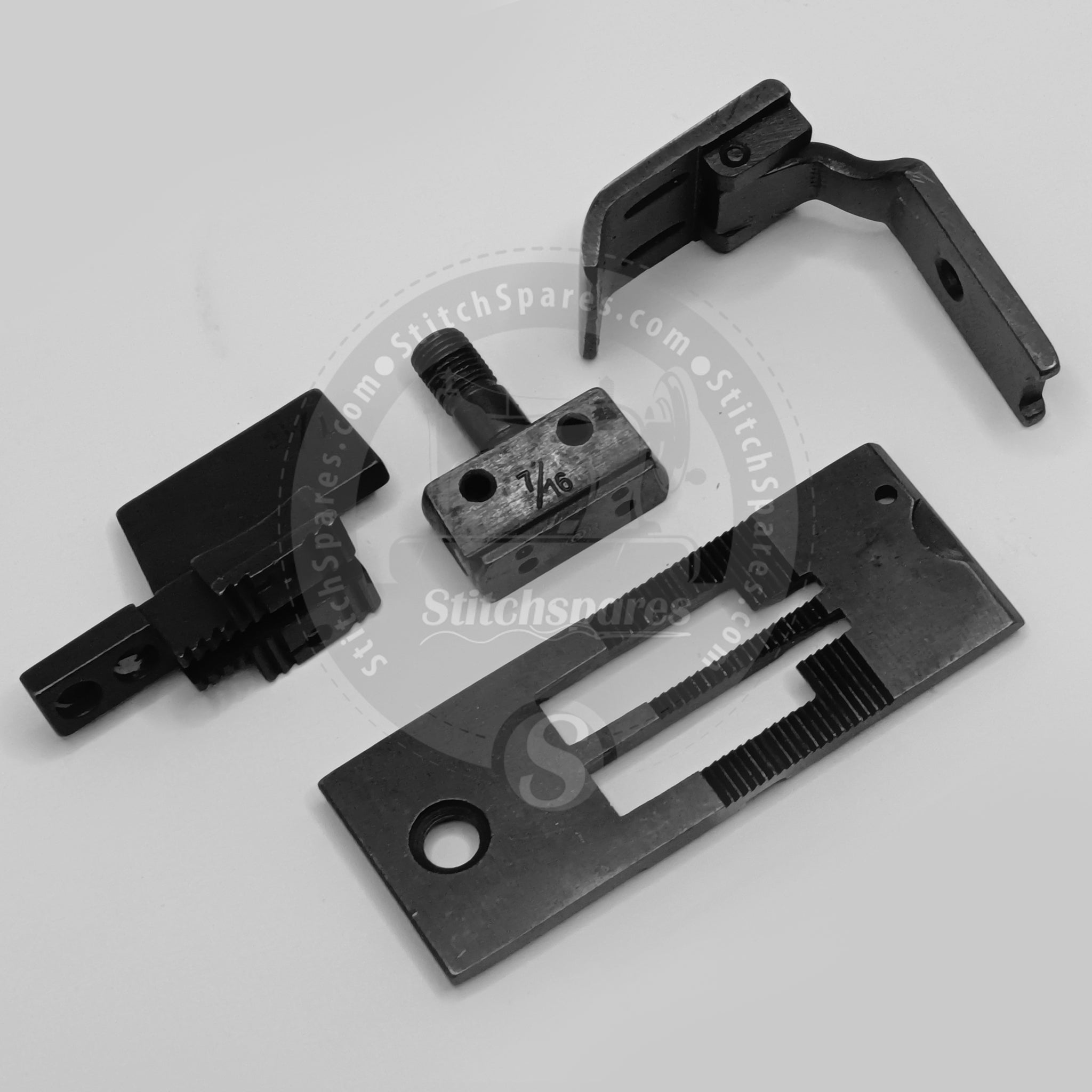 Juego de calibres 7/16 '' Doble aguja JUKI LH-515 Repuesto para máquina de coser de doble aguja