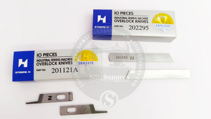 Lower/Upper Knife Set Pegasus Overlock Sewing Machine Spare Part    Part No : 202295/201121A