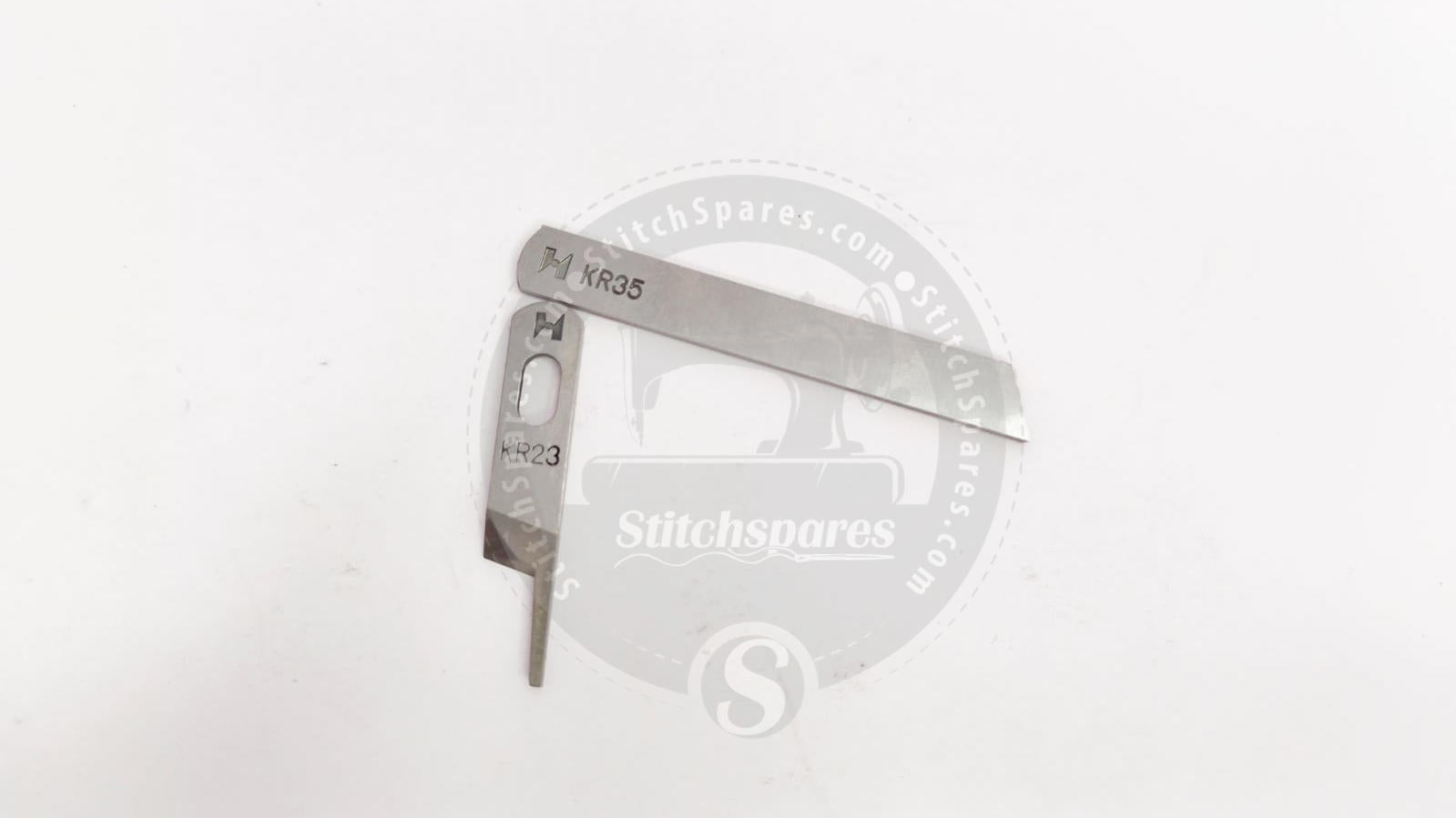 Unteres/oberes Messerset Siruba Overlock-Nähmaschine Ersatzteil-Teilenummer: KR23/KR35