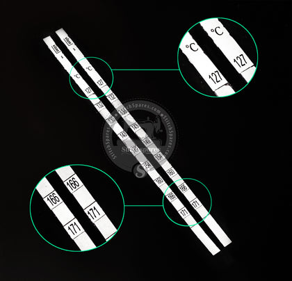 Measuring Thermopaper ( STRIPS ) Range 127-171 For Fushing Machine Spare Part