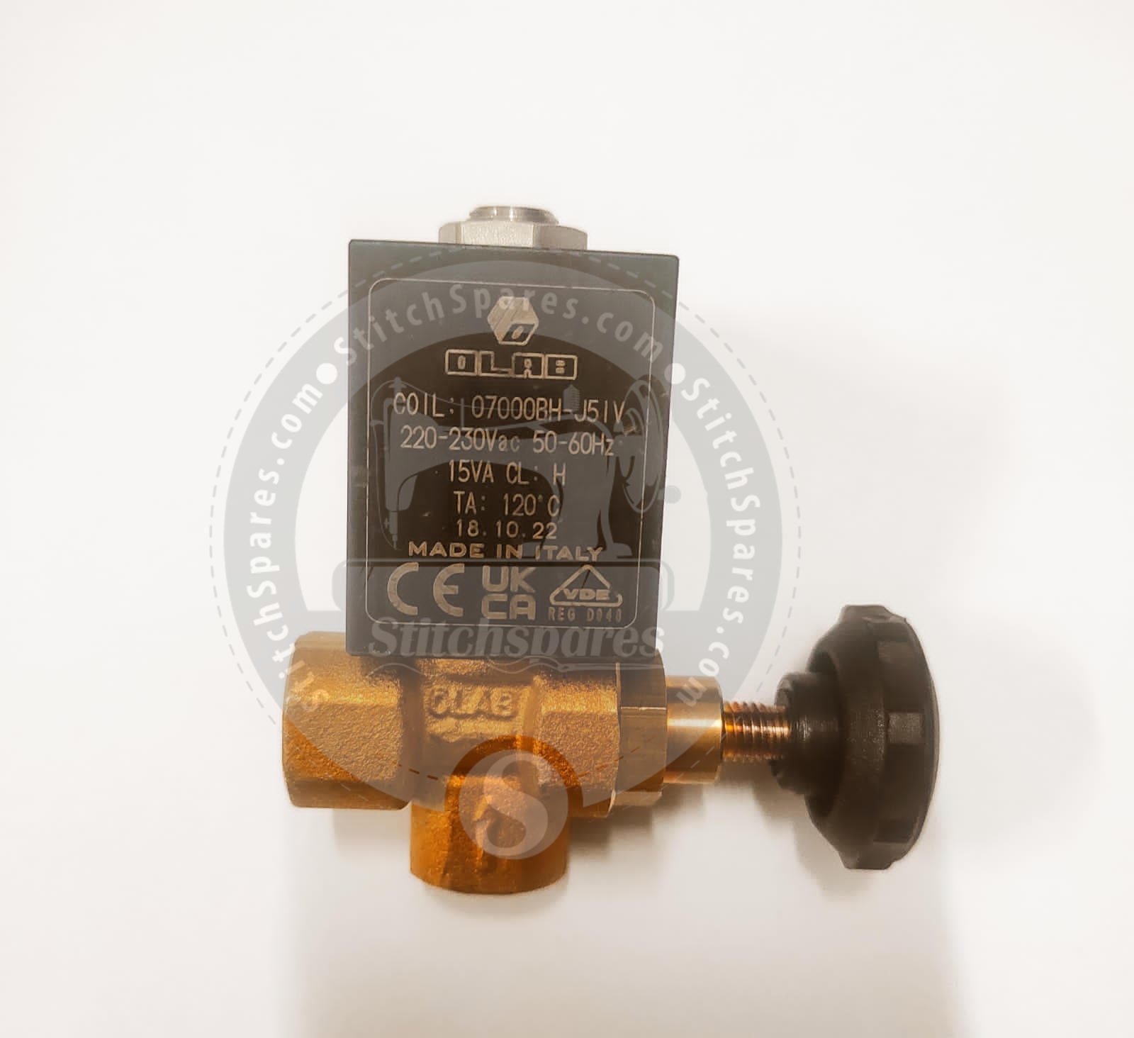 Válvula solenoide OLAB (Italia) para caldera de prensa de vapor y mesa de prensa de vapor (utilizada en la industria de fabricación de prendas de vestir)