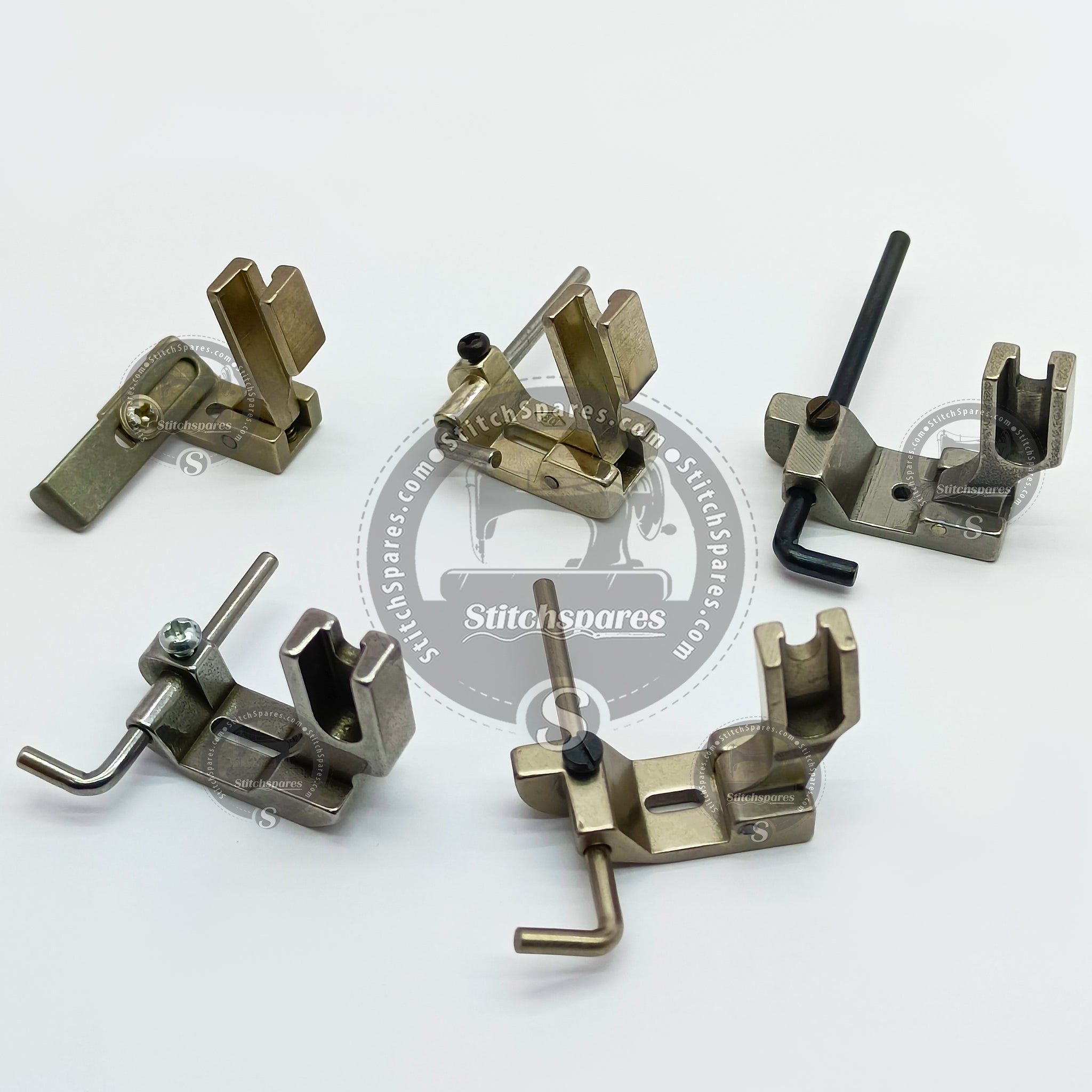 P8103 All Type Adjustable Steel Guide Presser Foot For 810 Post Bed Bottom Leather Machine