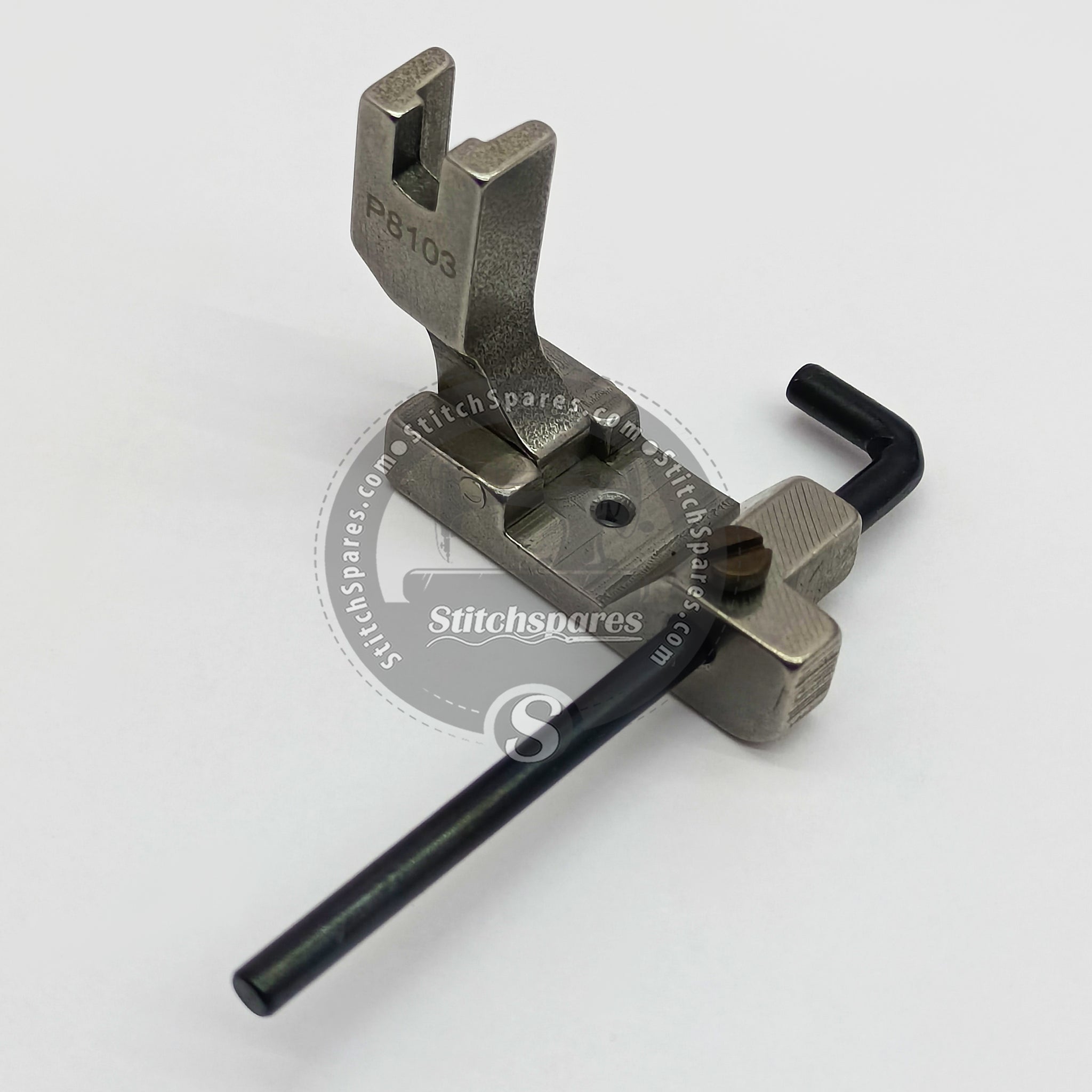 P8103 All Type Adjustable Steel Guide Presser Foot For 810 Post Bed Bottom Leather Machine