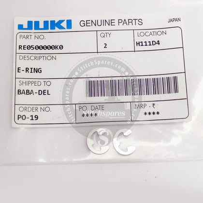 RE0500000K0 Washer (JUKI ORIGINAL) JUKI LH-3500A  Two Needle Lockstitch Sewing Machine Spare Part