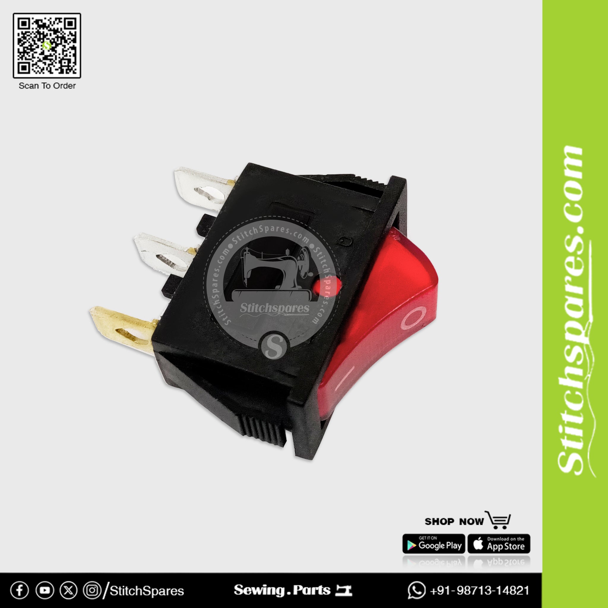 Prensa de vapor delgada con interruptor basculante