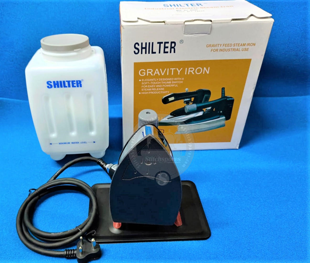 Prensa de vapor SHILTER ST-96 (calidad superior) Plancha de alimentación por gravedad/plancha de botella/plancha de vapor