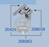 STRONG-H 204248B, 208059, 208063 Feed Dog PEGASUS M732-70 (5×6) Repuesto para máquina de coser