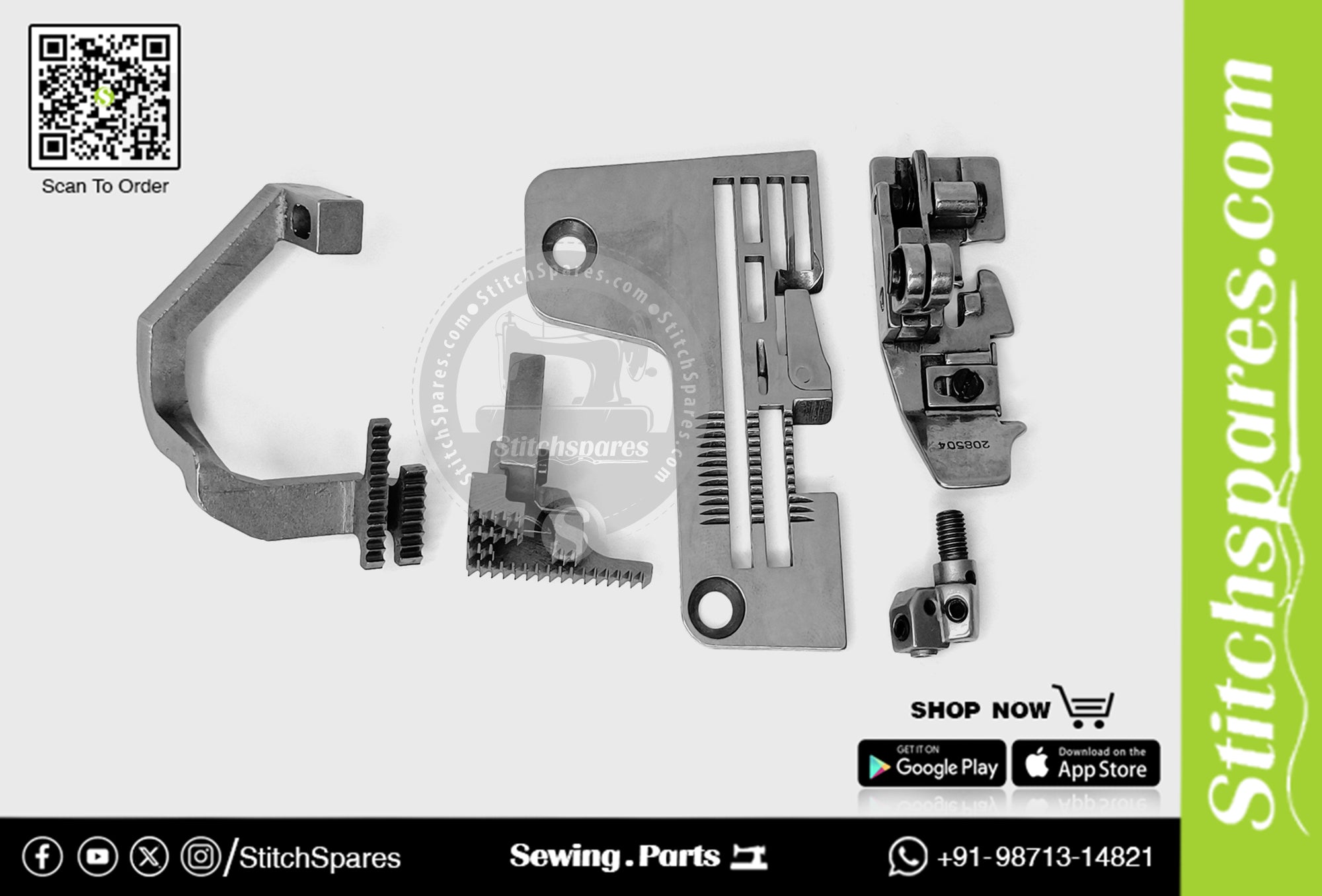 STRONG-H 204368 Juego de manómetros PEGASUS M732-38 (3×5) Repuesto para máquina de coser