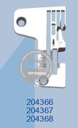 STRONG-H 204368 Placa de aguja PEGASUS L32-39 (3×5) Repuesto para máquina de coser