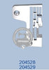 STRONG-H 204529 Placa de aguja PEGASUS M732-86 (5×6) Repuesto para máquina de coser