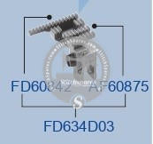 STRONG-H FD60842, AF60875, FD634D03 FEED DOG KINGTEX SH6034-D03-M45-M45 SEWING MACHINE SPARE PART